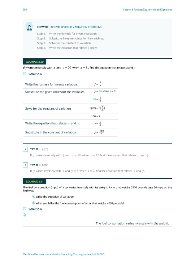 Elementary Algebra - 