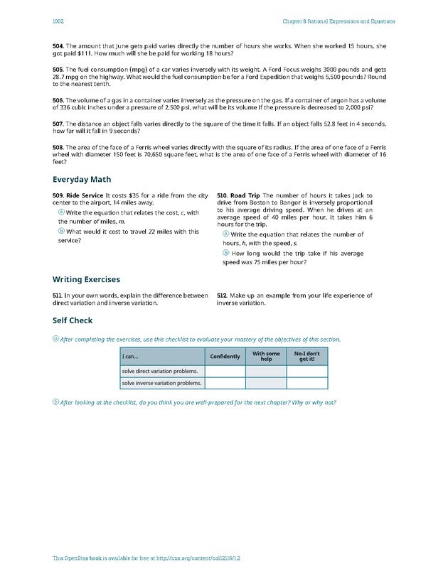 Elementary Algebra - 