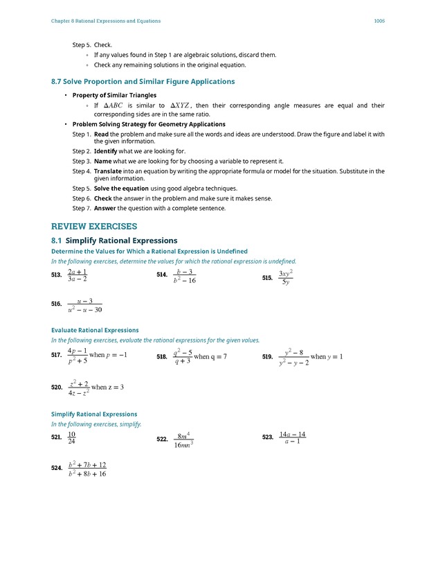 Elementary Algebra - 