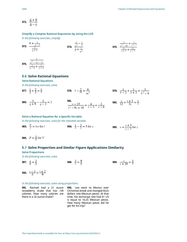 Elementary Algebra - 