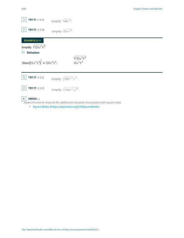 Elementary Algebra - 