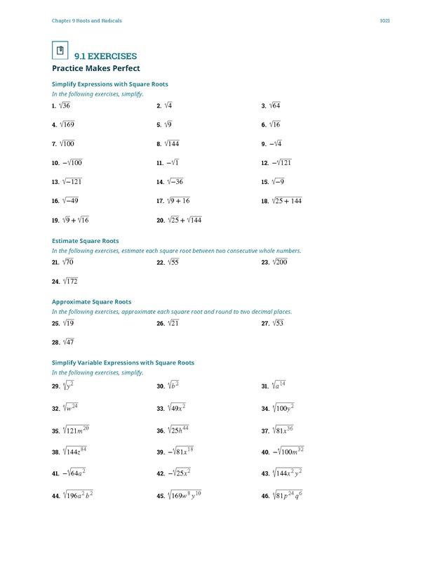 Elementary Algebra - 