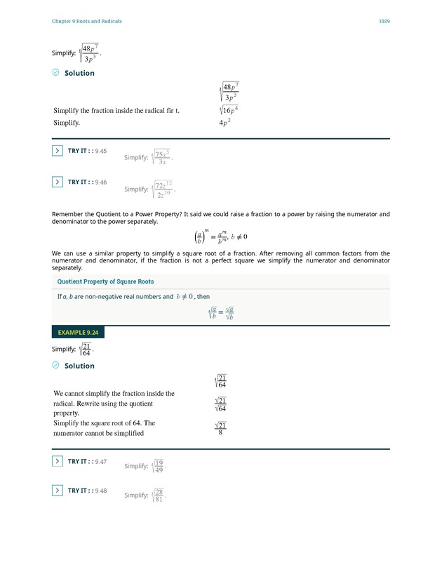 Elementary Algebra - 