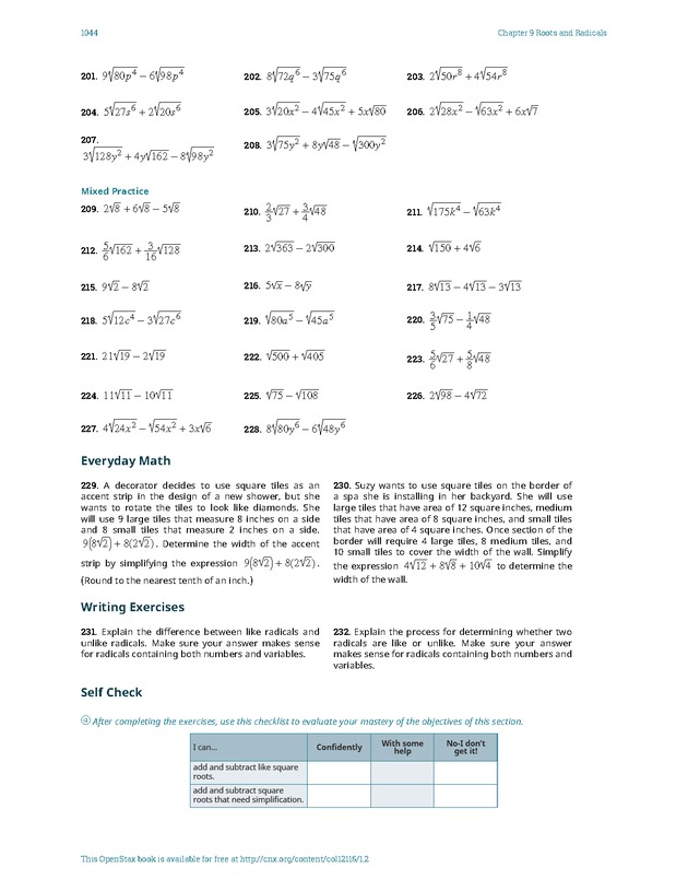 Elementary Algebra - 