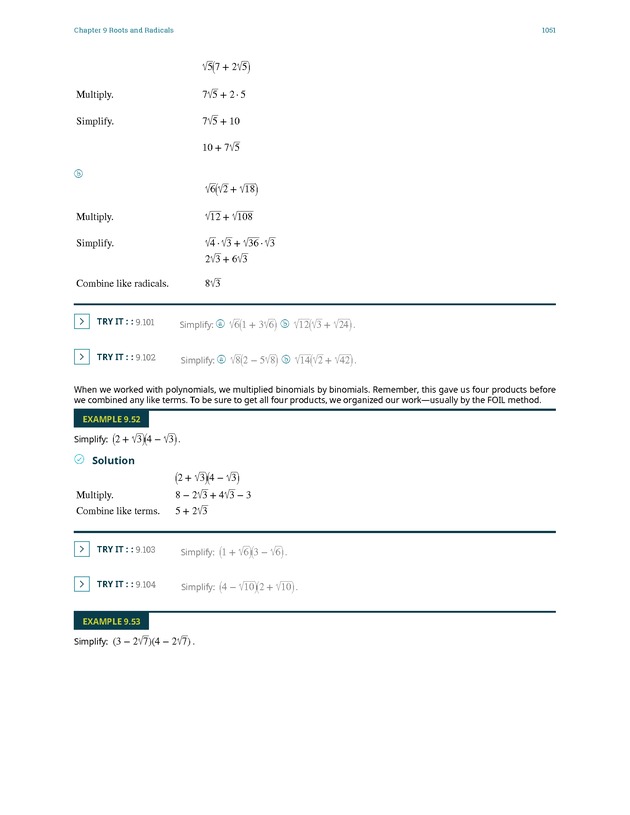 Elementary Algebra - 