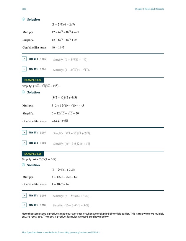 Elementary Algebra - 