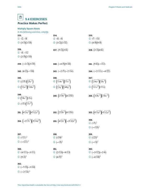 Elementary Algebra - 