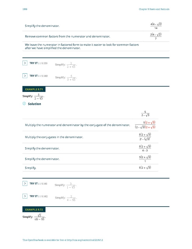 Elementary Algebra - 