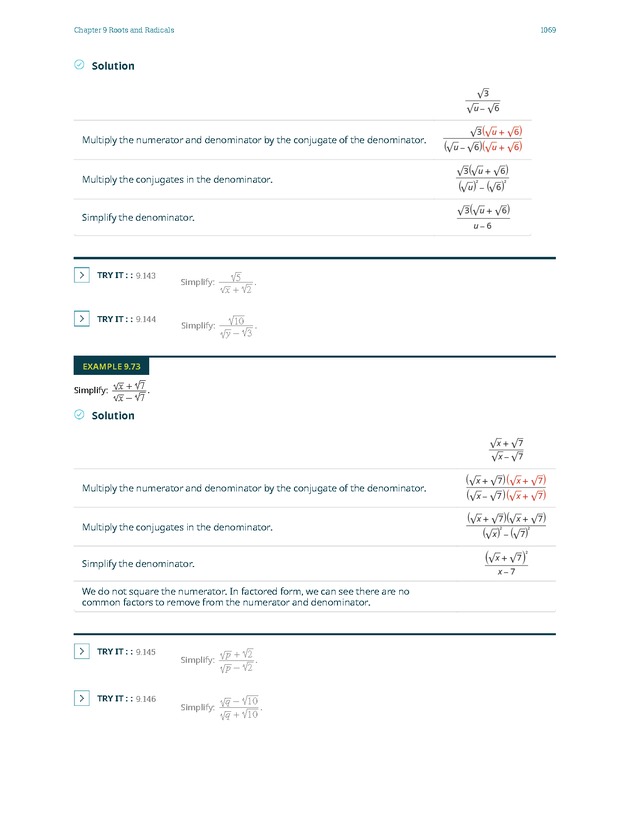 Elementary Algebra - 