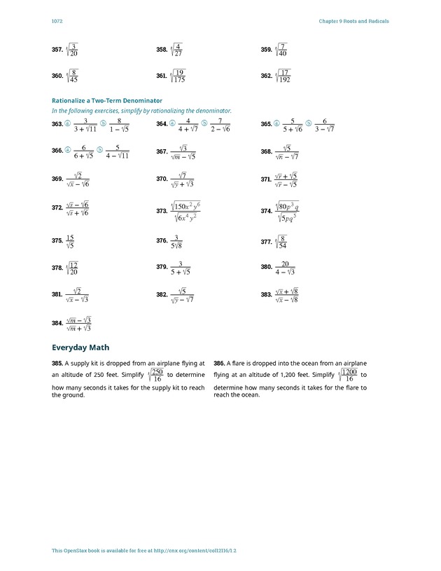 Elementary Algebra - 