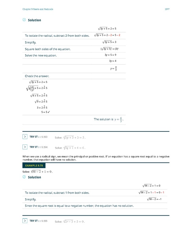 Elementary Algebra - 