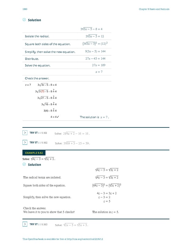 Elementary Algebra - 