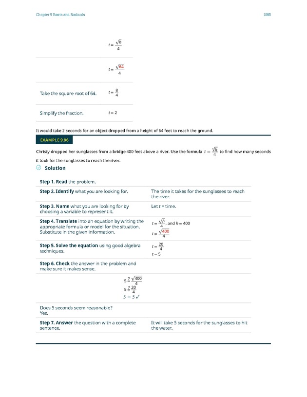 Elementary Algebra - 