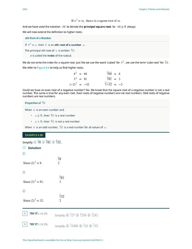 Elementary Algebra - 