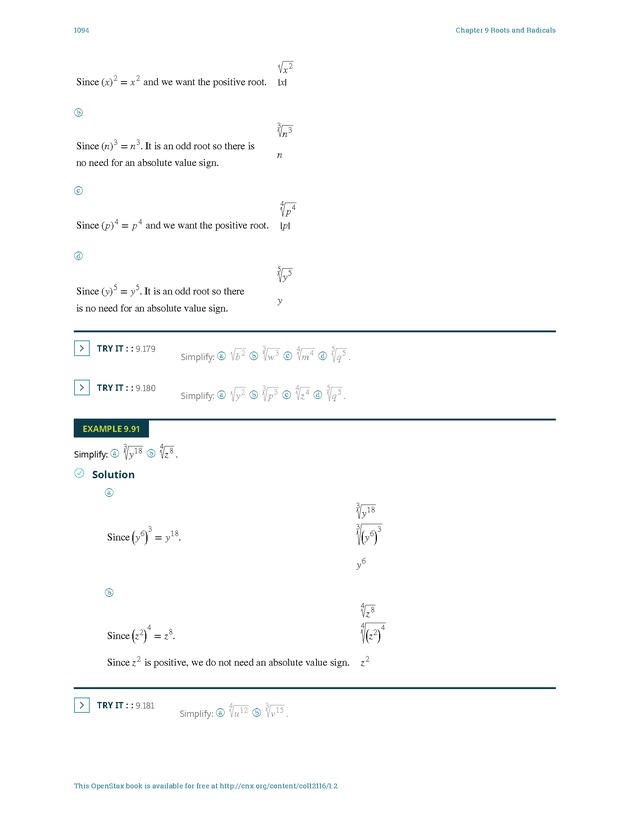 Elementary Algebra - 