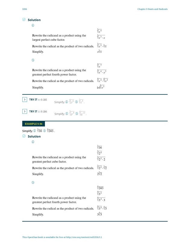 Elementary Algebra - 