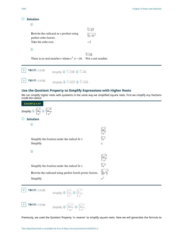 Elementary Algebra - 