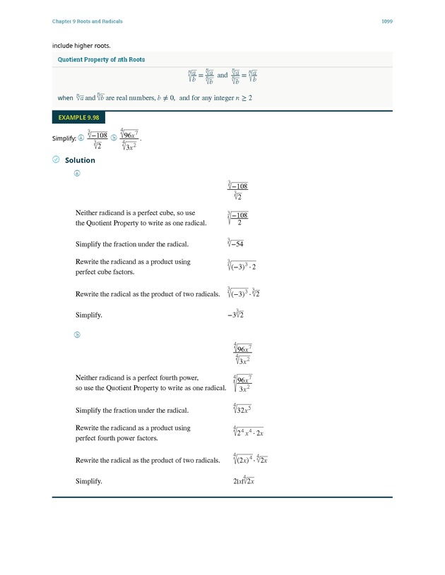 Elementary Algebra - 