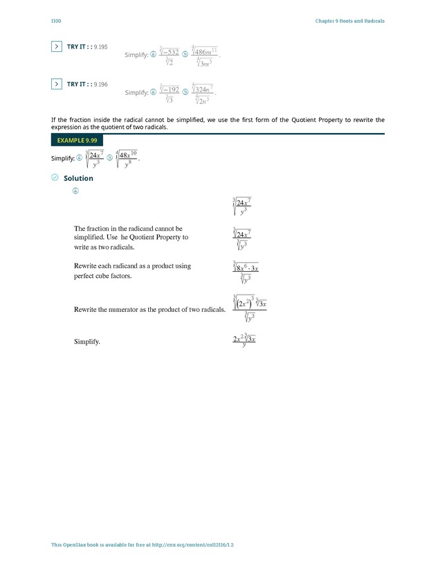 Elementary Algebra - 