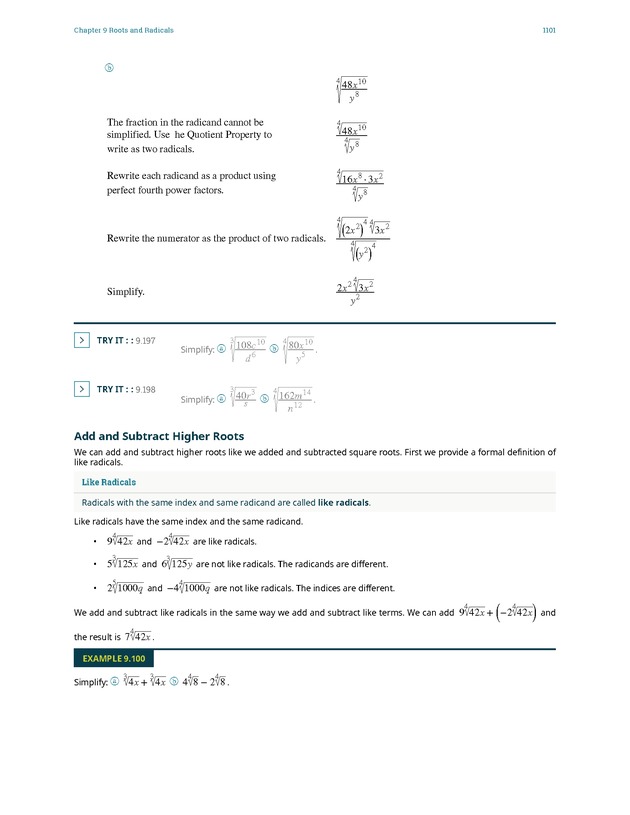 Elementary Algebra - 