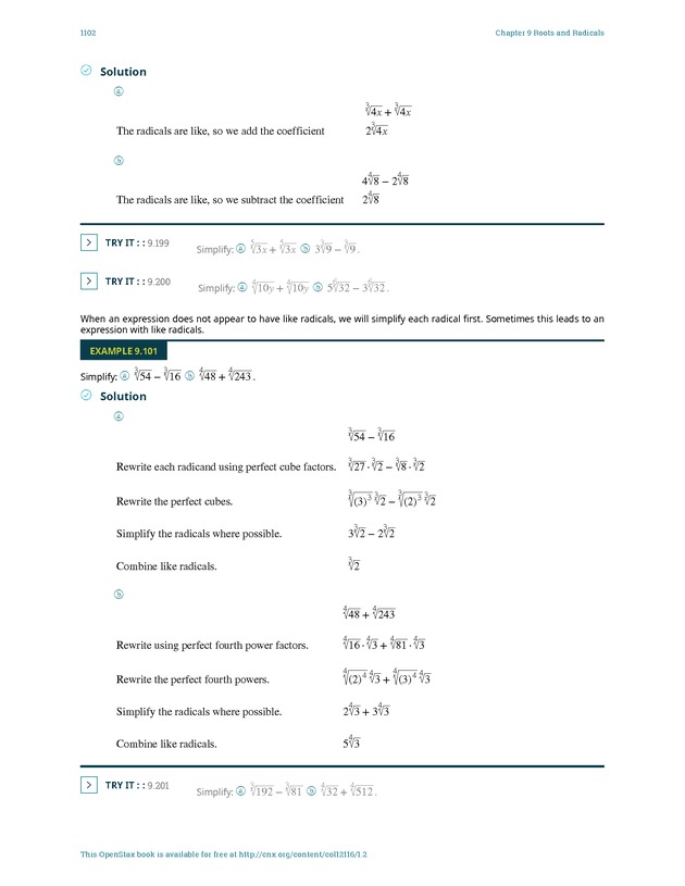 Elementary Algebra - 