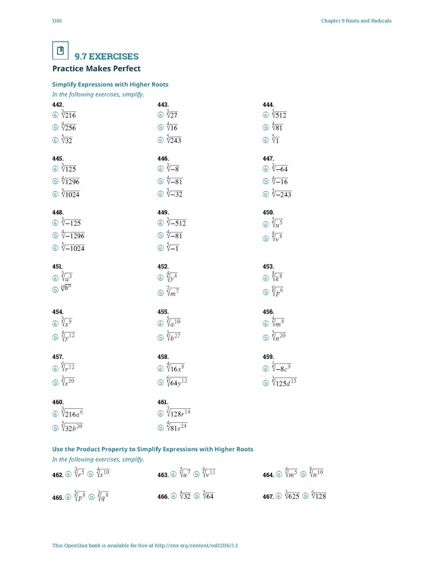Elementary Algebra - 