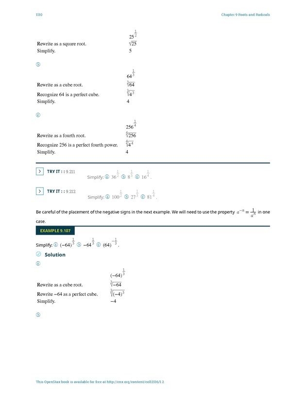 Elementary Algebra - 