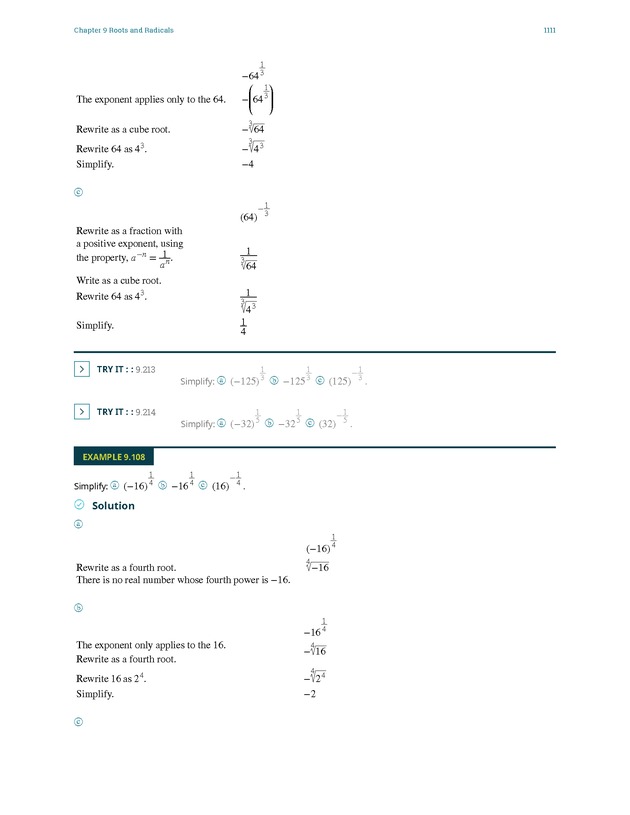 Elementary Algebra - 