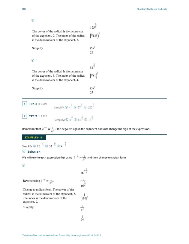 Elementary Algebra - 