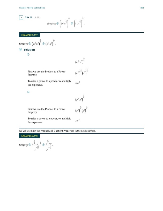 Elementary Algebra - 