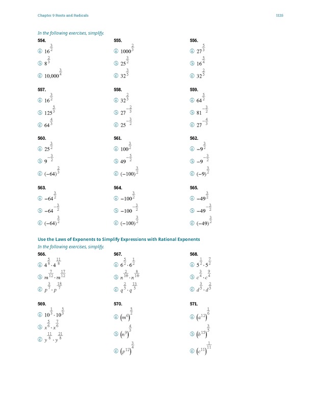 Elementary Algebra - 