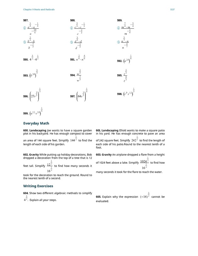 Elementary Algebra - 