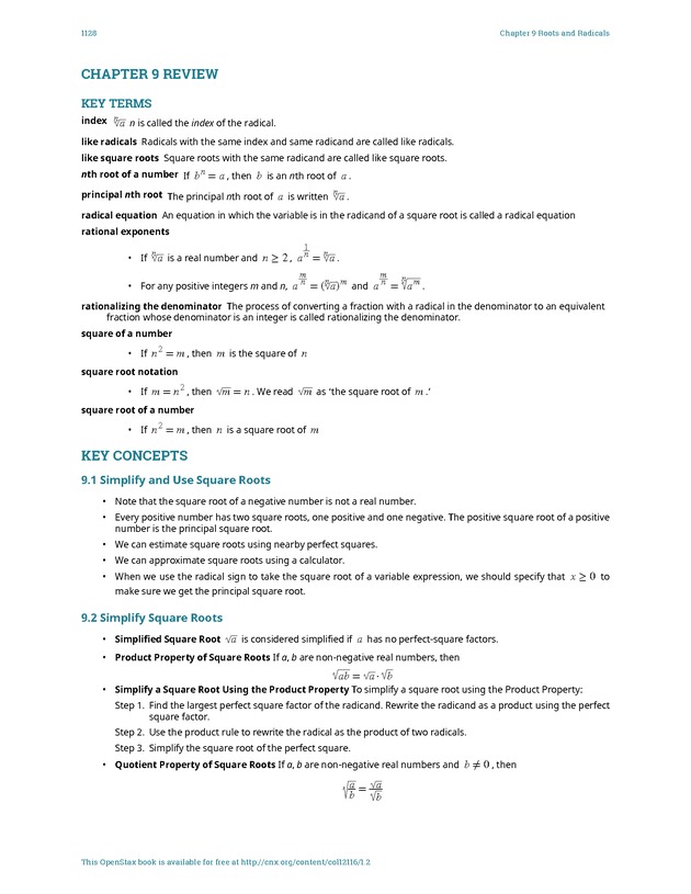 Elementary Algebra - 