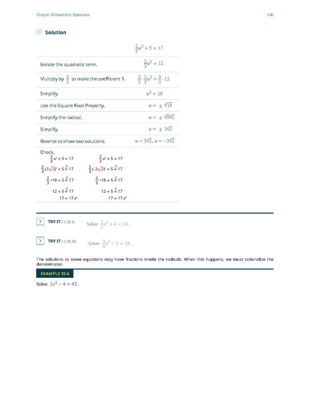 Elementary Algebra - 