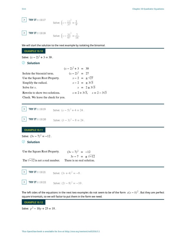Elementary Algebra - 