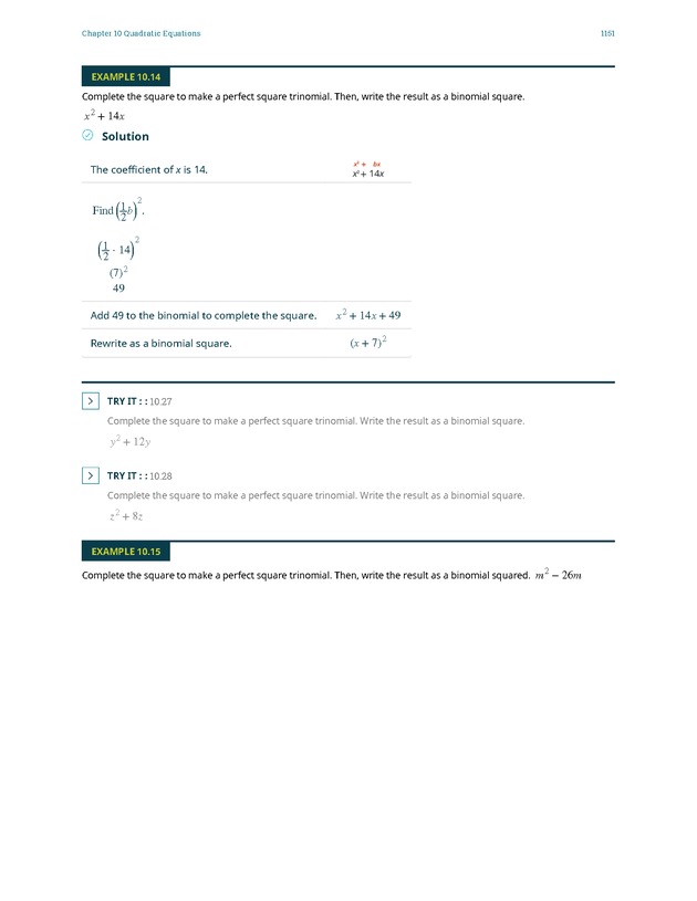 Elementary Algebra - 