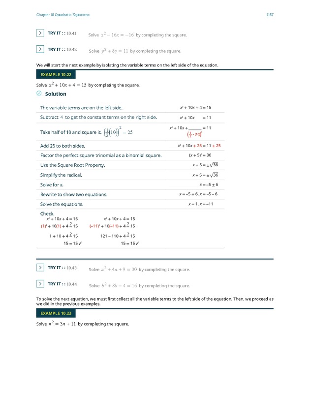 Elementary Algebra - 
