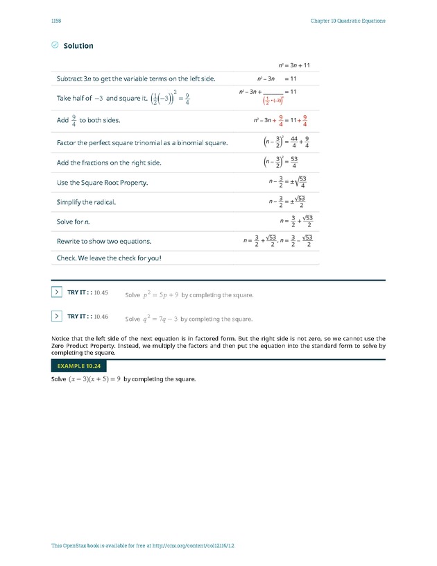 Elementary Algebra - 