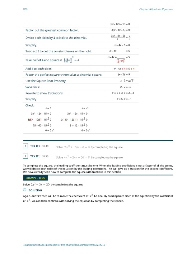 Elementary Algebra - 