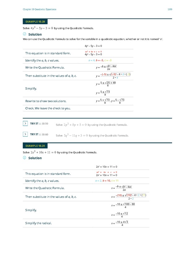 Elementary Algebra - 