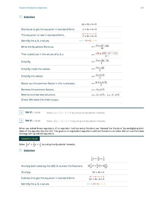Elementary Algebra - 