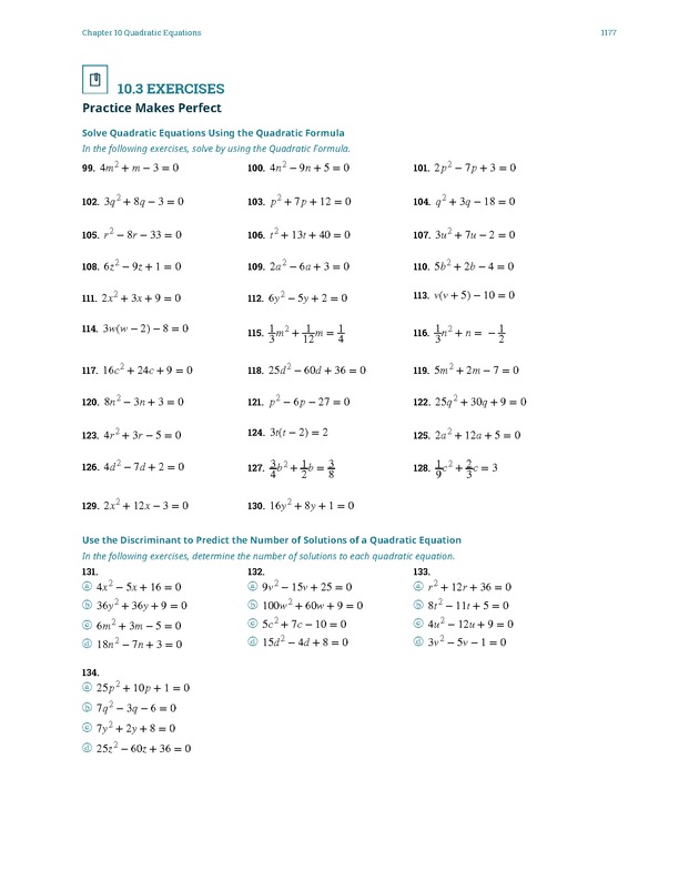 Elementary Algebra - 