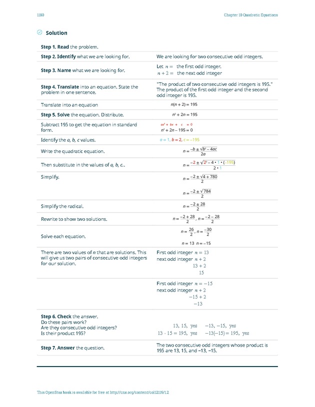 Elementary Algebra - 