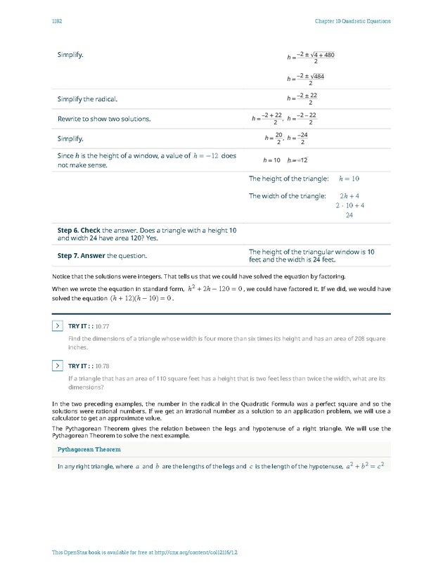 Elementary Algebra - 