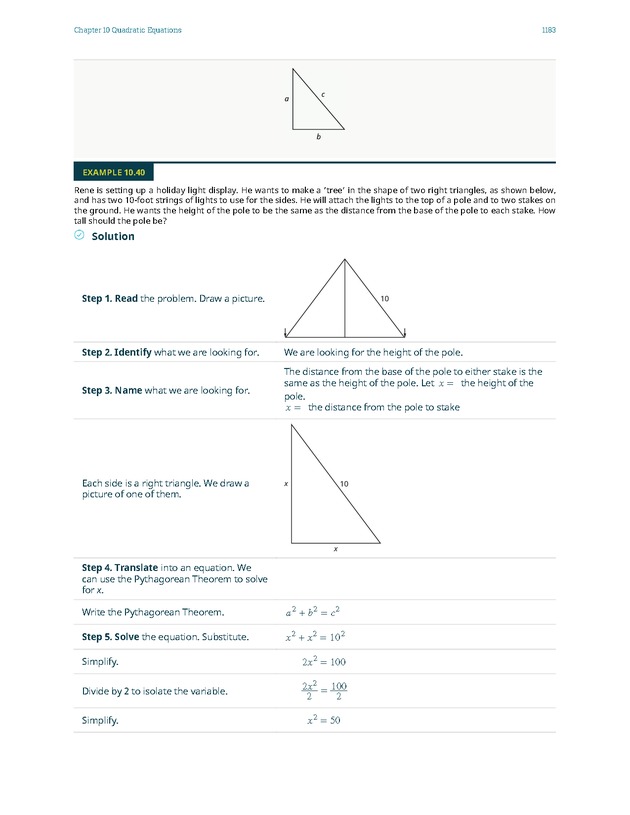 Elementary Algebra - 