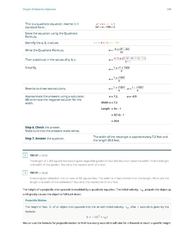 Elementary Algebra - 
