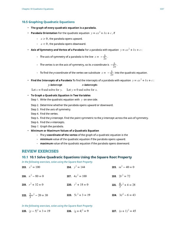 Elementary Algebra - 