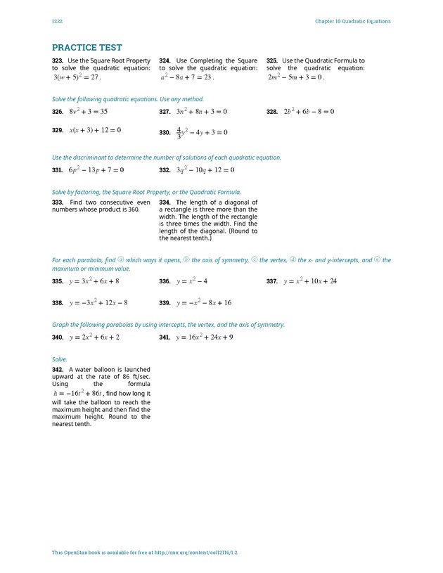 Elementary Algebra - 