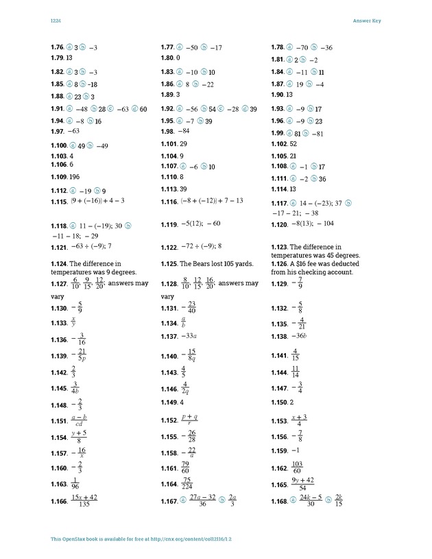 Elementary Algebra - 