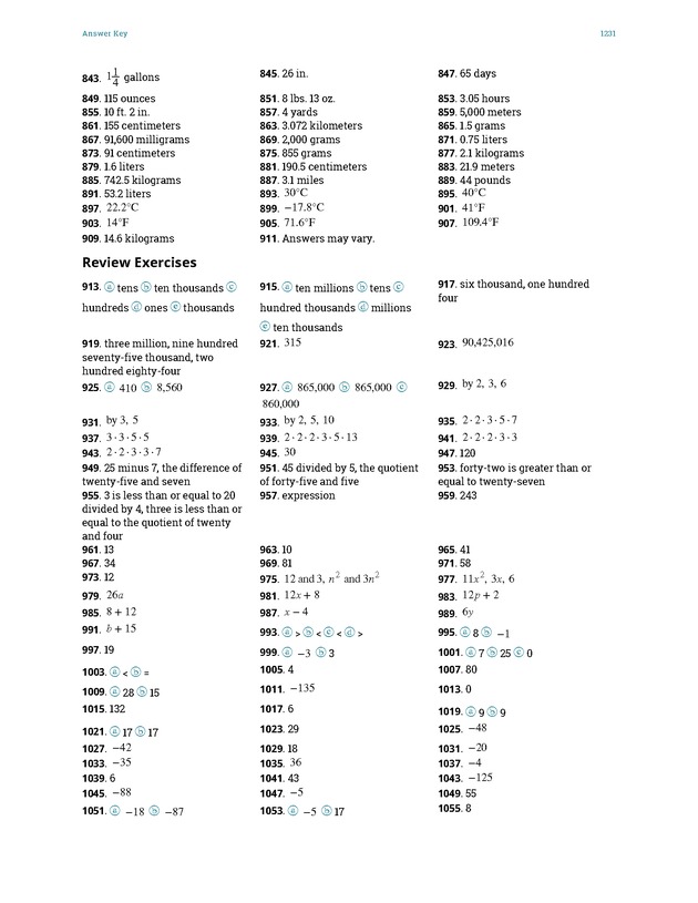 Elementary Algebra - 